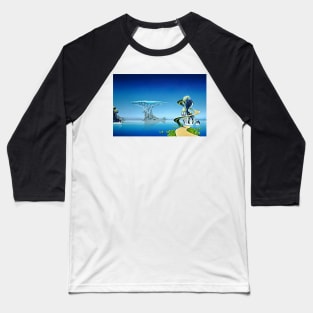 Yessongs Fantasy Print Surreal Art Fantasy Seascape Baseball T-Shirt